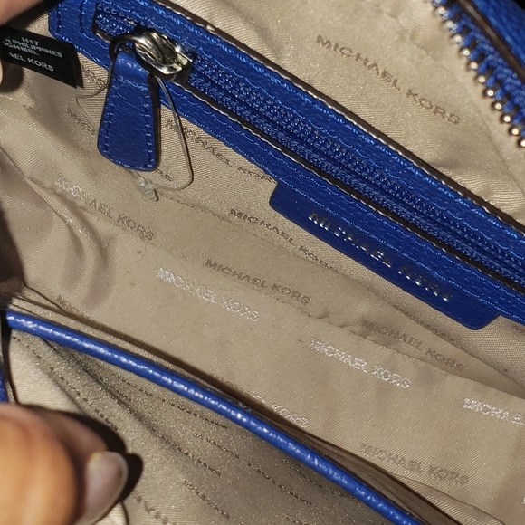 Michael Kors Blue Crossbody Purse - Picture 3 of 4